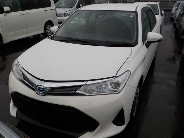 TOYOTA AXIO HYBRID X 2019 WHITE