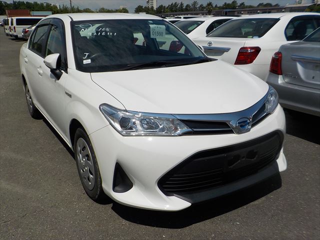 TOYOTA AXIO HYBRID 2019 WHITE