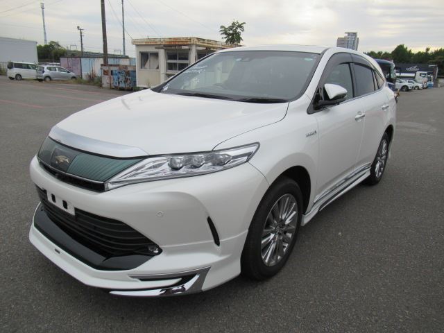 TOYOTA HARRIER HYBRID PROGRESS METAL  & LEATHER PKG 2018 PEARL