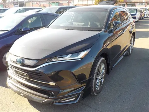 TOYOTA HARRIER, HYBRID, AXUH80, Z LEATHER PACKAGE, YEAR 2020, BLACK COLOR,