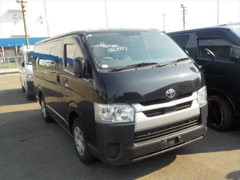 TOYOTA HIACE, TRH200V, DX-PW, DOUBLE AC, BLACK COLOR, YEAR 2022
